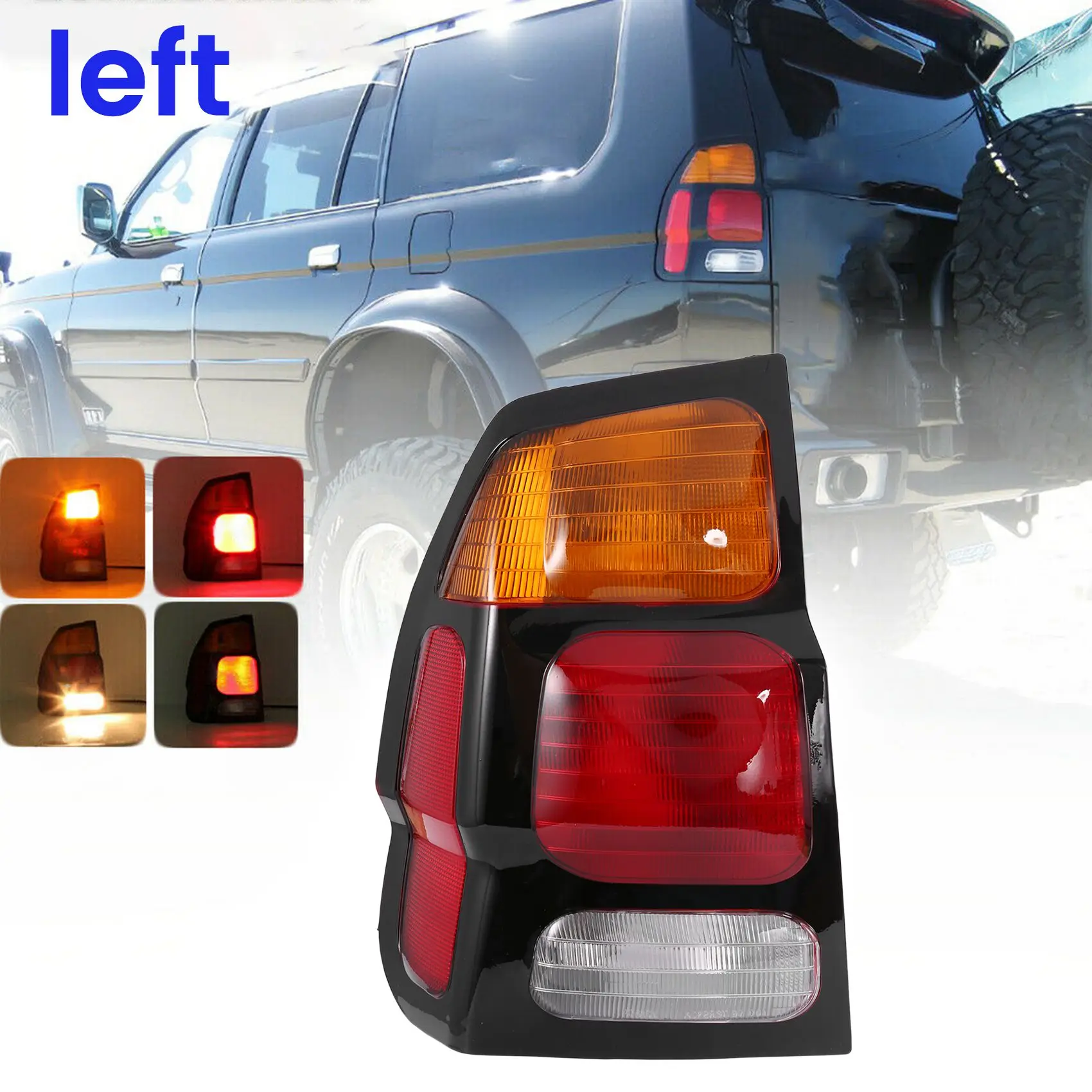

Left Side Car Rear Tail Brake Lights for Mitsubishi Pajero MONTERO Sport 1999-2008 Warning Lamp Taillight Assembly