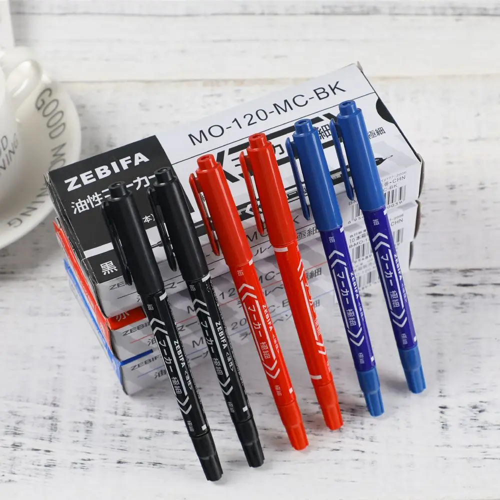 

Tattoo Marker Pen Permanent Makeup Eyebrow Microblading Thin Scribe Tool Black/Red/Blue Optional Piercing Marker Position Supply