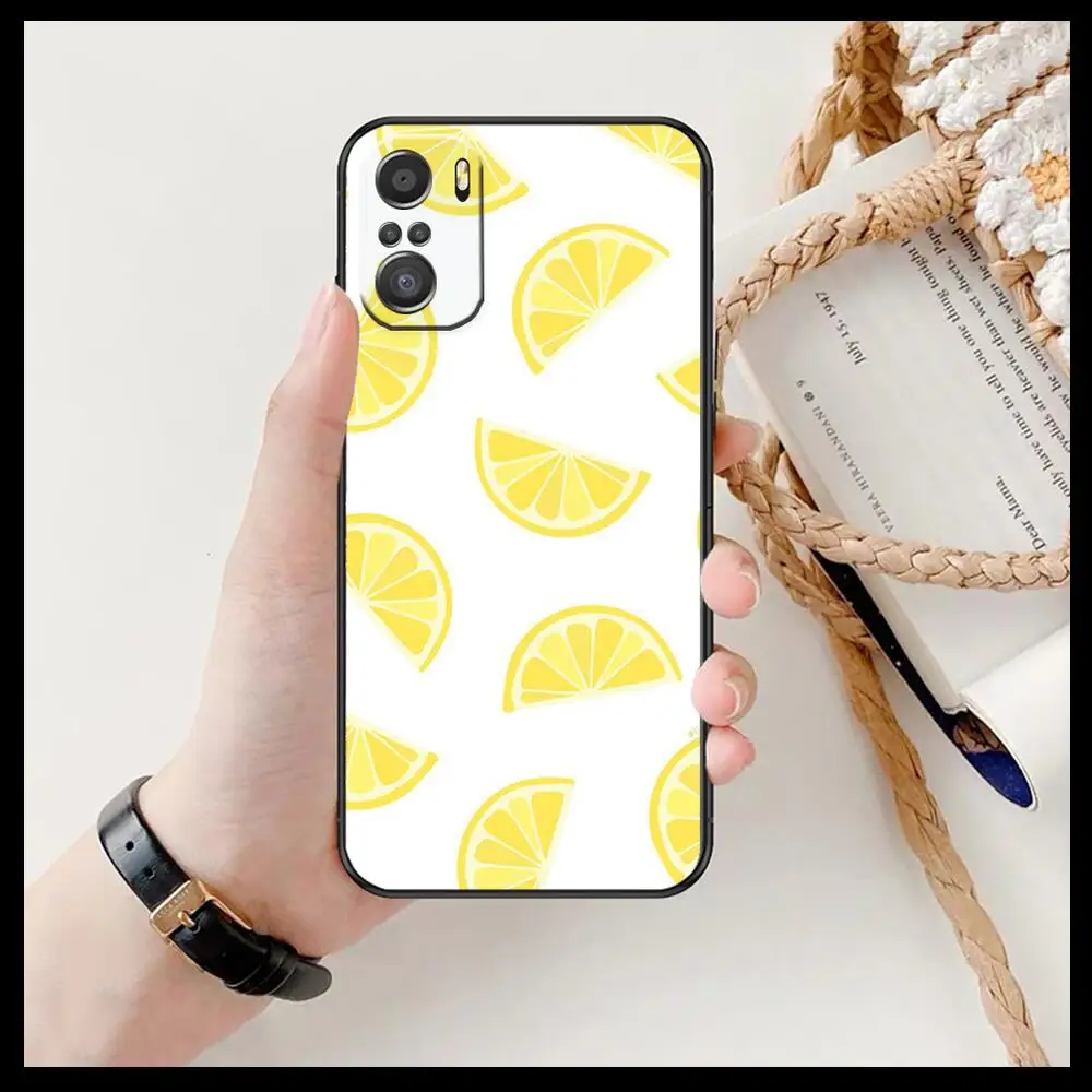 Чехол для телефона с изображением фруктов и лимона xiaomi redmi 11 Lite pro Ultra 10 9 8 MIX 4 FOLD 10T
