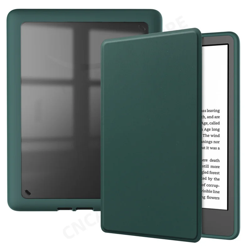 

Magnetic Funda with Clear Acrylic Back Shell For Amazon Kindle Paperwhite 2021 Case 11th Gen (6.8") Smart Wake-Sleep Book Cover