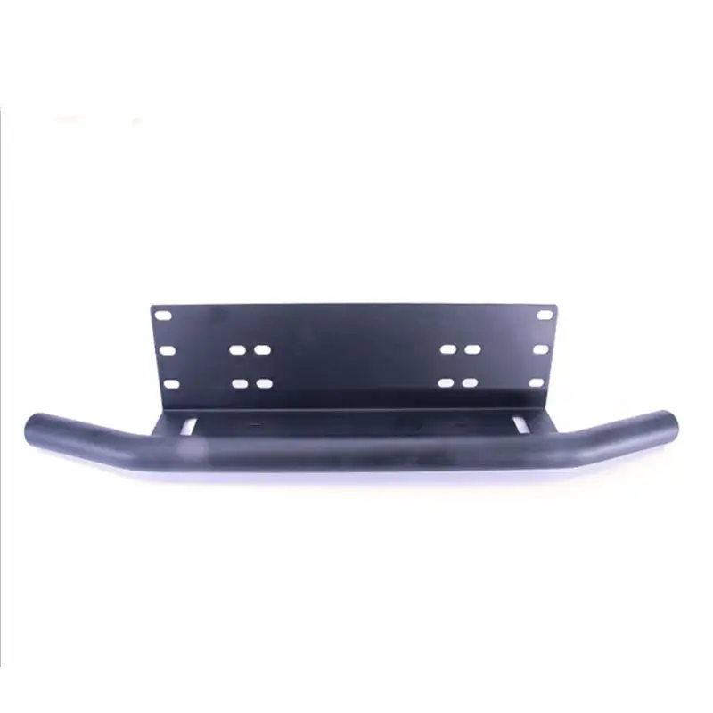 Универсальная рамка номерного знака для передней части автомобиля с креплением для бампера с подсветкой, цвета черный серебристый.