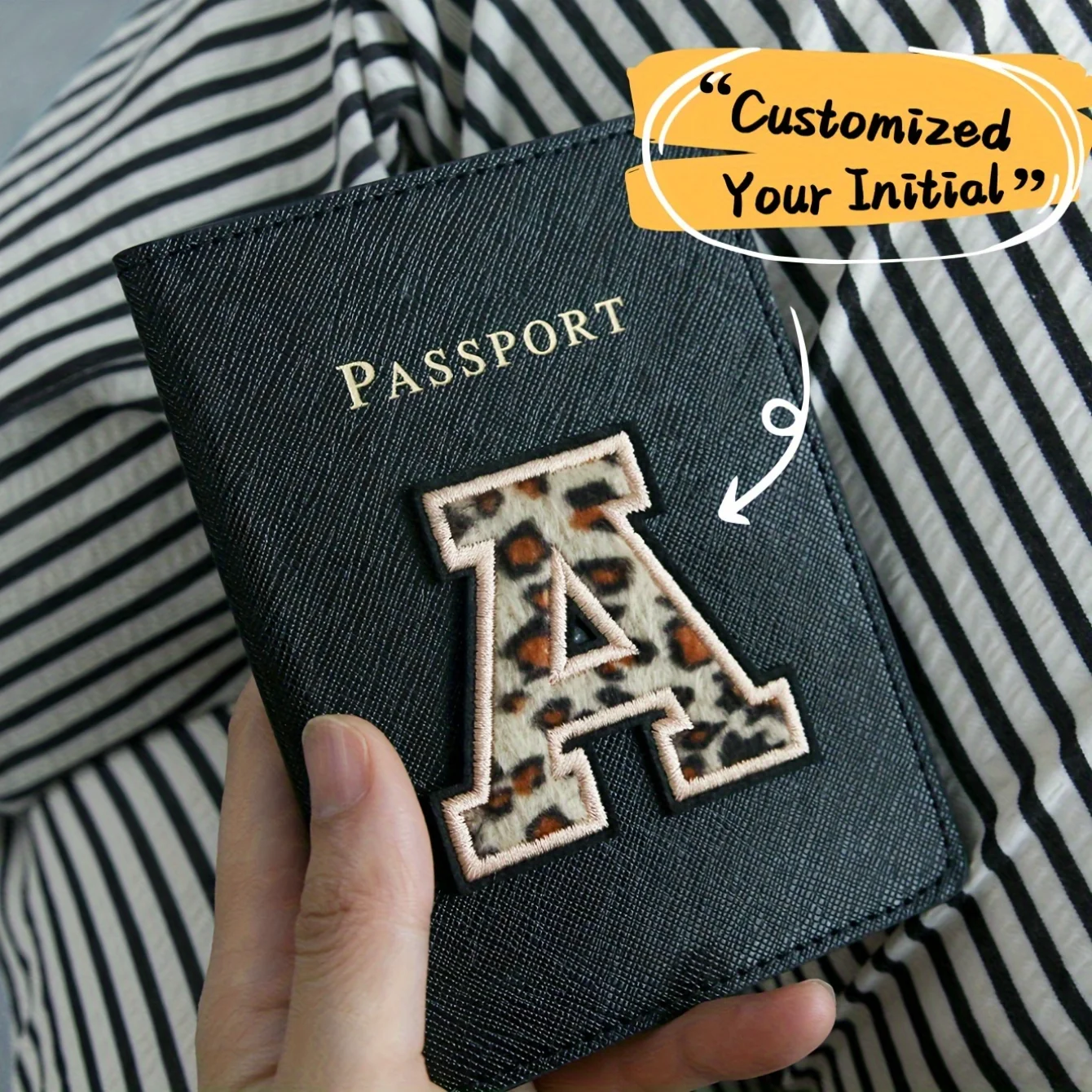 Персонализированная обложка для паспорта индивидуальная нашивка с леопардовым