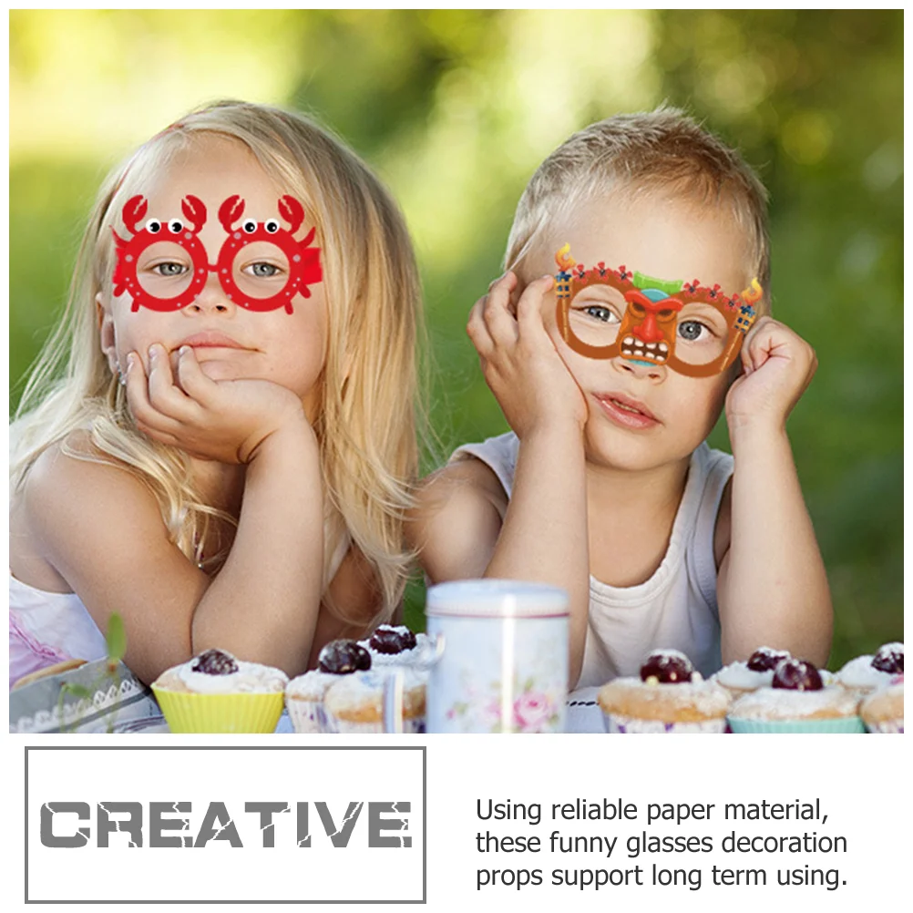 12 шт. фруктовые очки реквизит для фотобудки забавные объемные детские