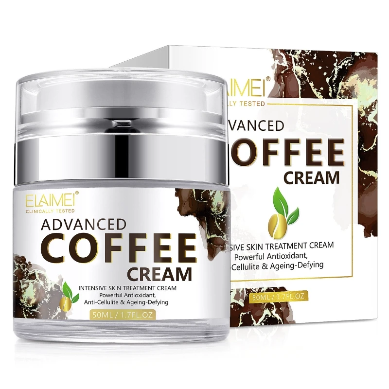 

for FACIAL Coffee Cream for Women Moisturizer Anti-aging Firms Tones Anti-Wrinkle Caffeine Moisturizing Face Skin Care