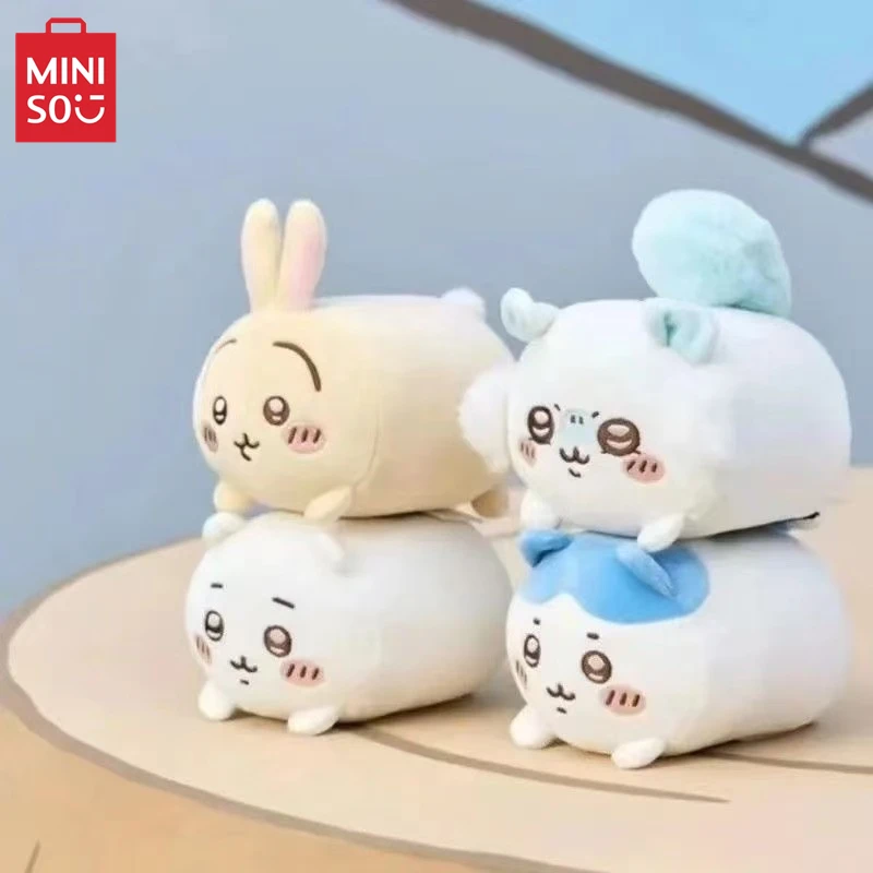 MINISO Chiikawa сложенная плюшевая кукла высокой серии милая подушка Hachiware Momonga детские