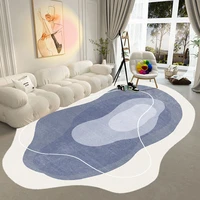 living room simple style irregular carpet home sofa coffee table mat non slip dirt resistant rugs childrens room decoration