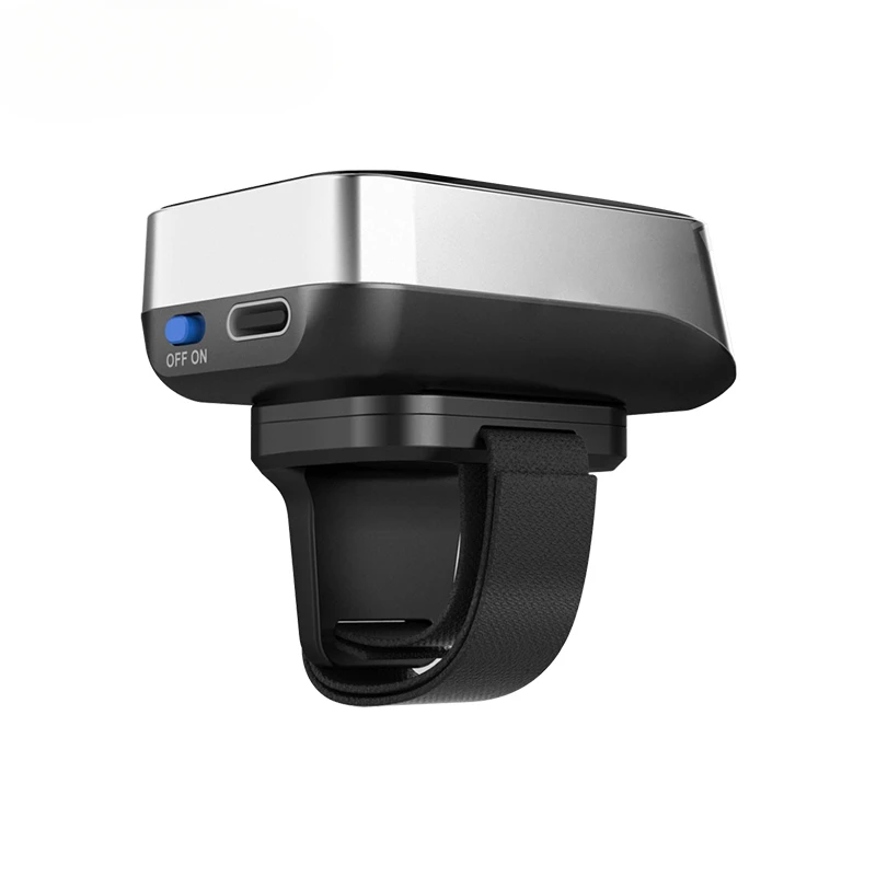 Finger 1D 2D сканер штрих-кода Беспроводные портативные мини-сканеры QR-код USB-сканер