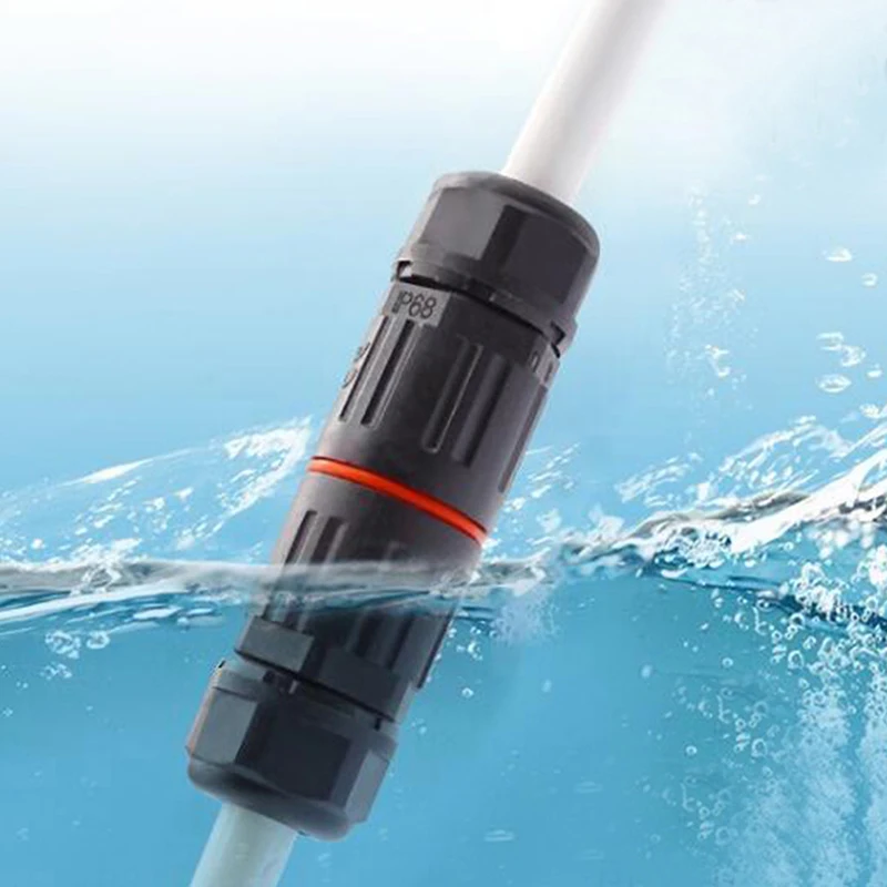 

IP68 Industrial Electrical Waterproof Wire cable Connector Outdoor Plug Socket 1PC