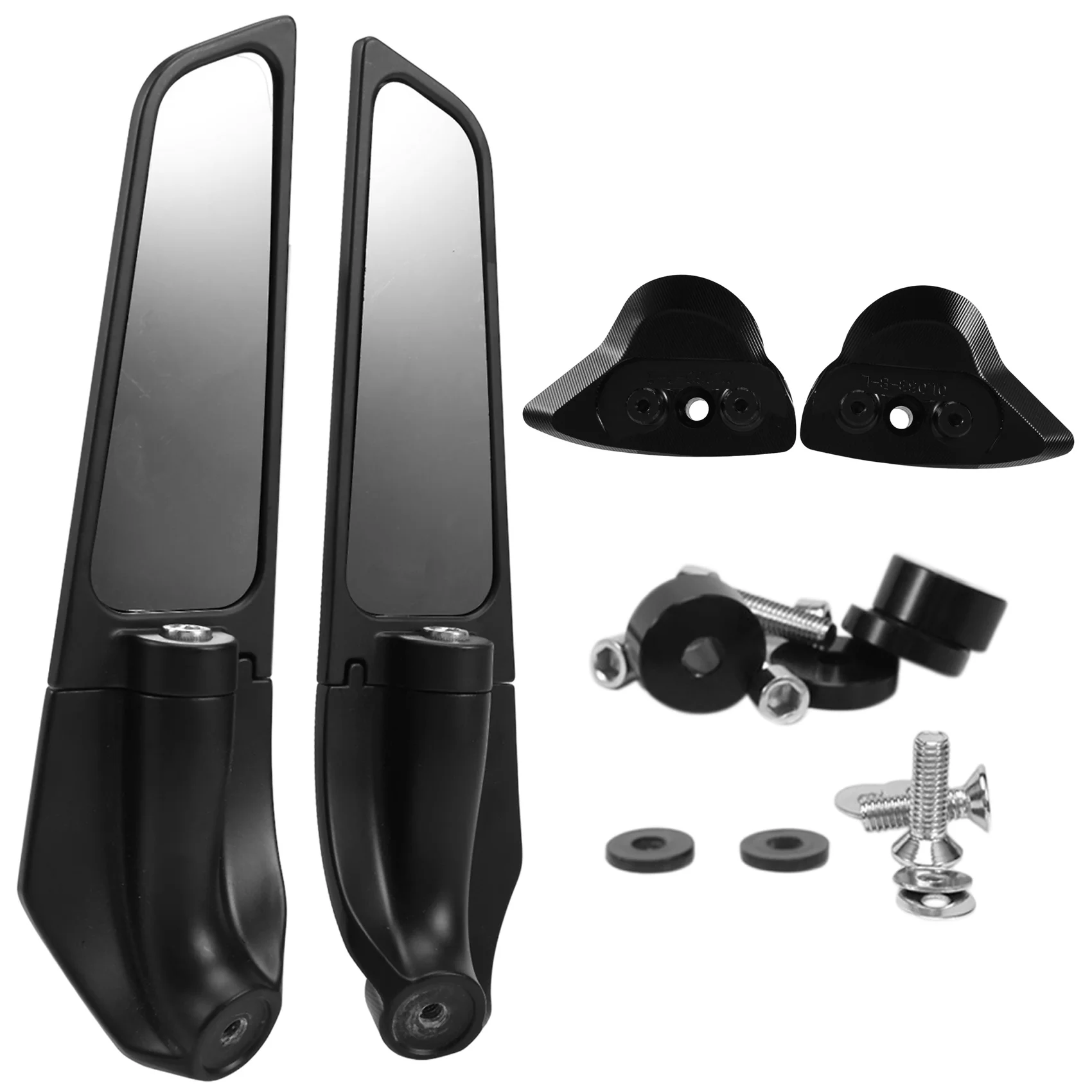 

Motorcycle Rearview Mirrors Wind Wing Adjustable Rotating Side Mirror Winglet for YAMAHA YZF-R7 YZFR7 YZF R7 2021 2022
