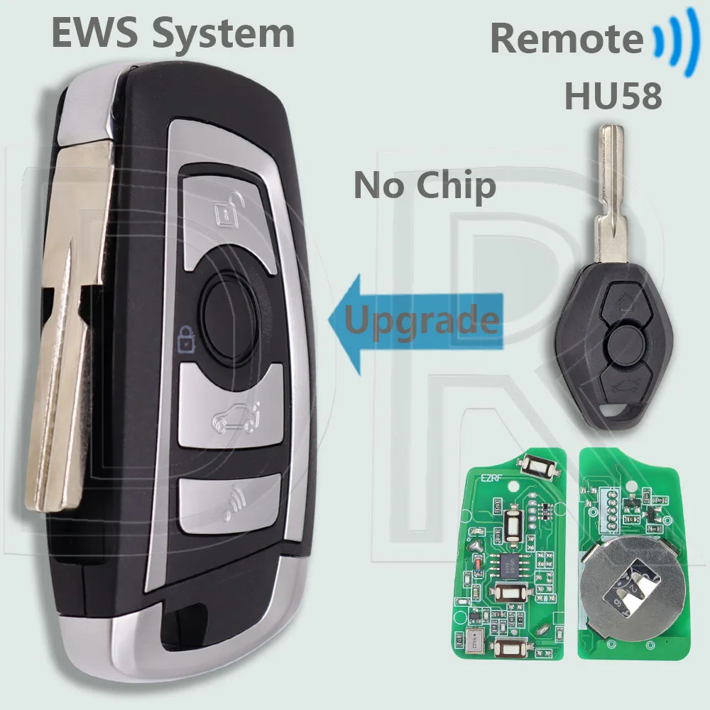 

DR Upgrade EWS System XT15 ID44 PCF7935 315/433 МГц Флип-ключ дистанционного управления для BMW 1 3 5 7 X3 X5 Z3 Z4 E38 E39 E46 E65