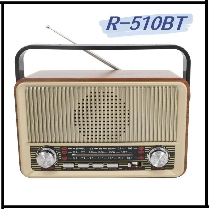 

Bocinas Bluetooth винтажная деревянная портативная басовая стереосистема объемный домашний уличный Настольный Кемпинг Поддержка FM/AF/SW три диапазо...