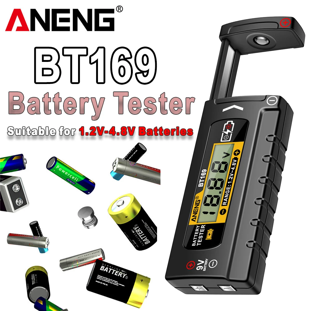 ANENG BT169 Тестер Батарей