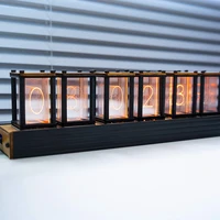 Симпатичные настольные часы выполненные в ретро стиле, собирать нужно своими руками#3