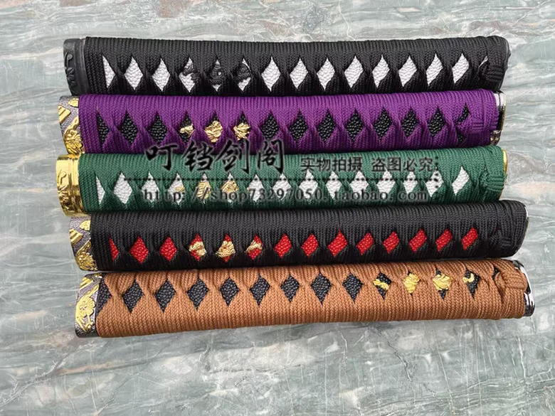 26 см полная японская катана Tsuka ручная рукоятка Rayskin одинаковая фитинги из сплава