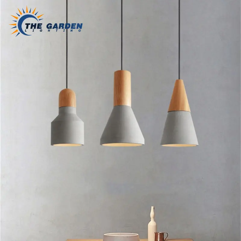 

Postmodern Industrial Long Tube Terrazzo Cement Led Pendant Lights For Bar Cafe Loft Kitchen Art Deco Retro Hanging Lamp Fixture