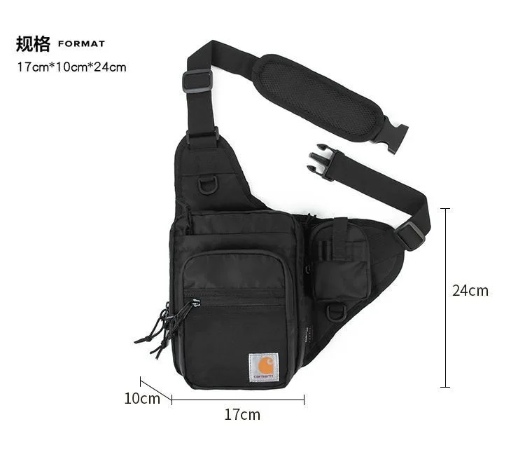 

2022 new carharttes-wip chest bag men's street trend shoulder bag sports Messenger bag