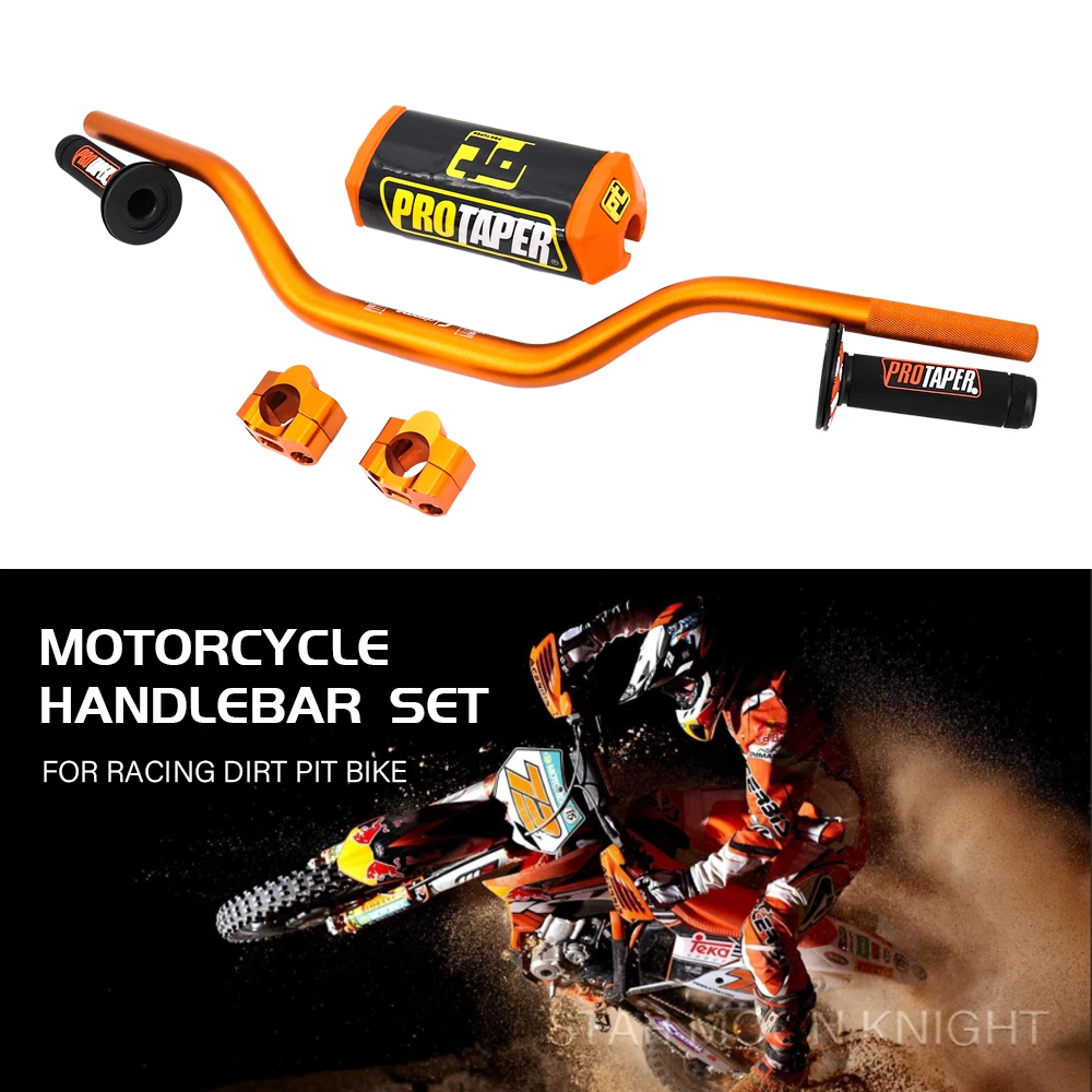 

Handlebar Taper Pack Bar 1-1/8" Handle bar Pads Grips Pit Pro Racing Dirt Pit Bike Motorcycle CNC 28.5mm Adapter