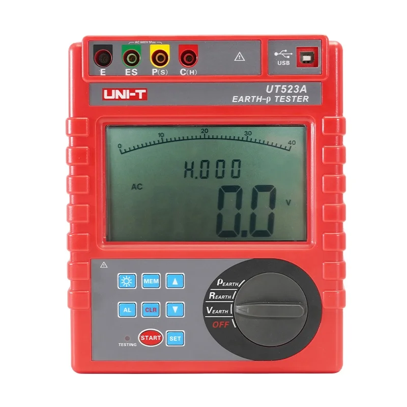 

UNI-T UT523A Earth Resistance Soil Resistivity Tester