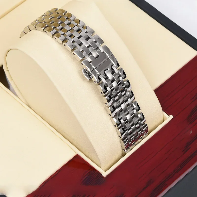 

Ремешок для часов Longines L4, браслет с двойной застежкой из нержавеющей стали, аксессуары для часов, 20 мм