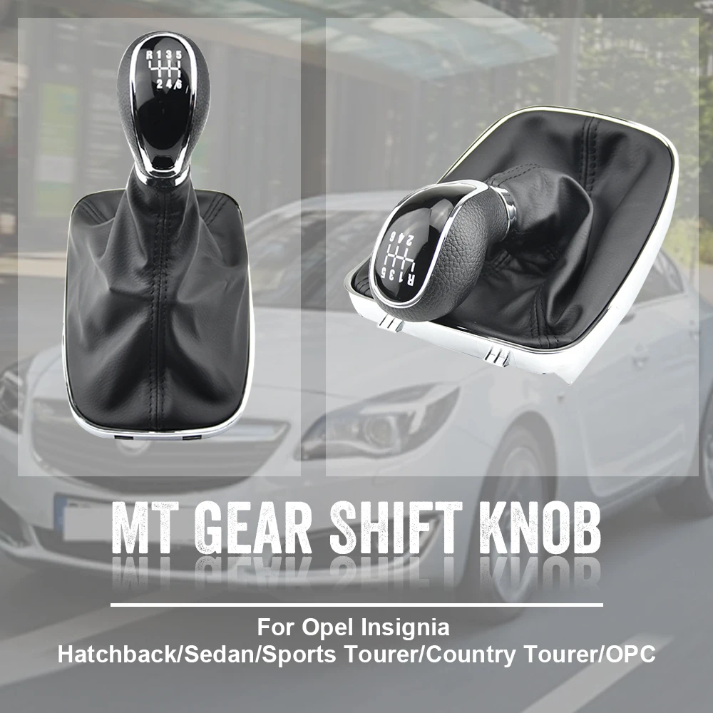 6 скоростей автомобильная ручка переключения передач Boot для OPEL VAUXHALL Insignia 2008 2009 2010