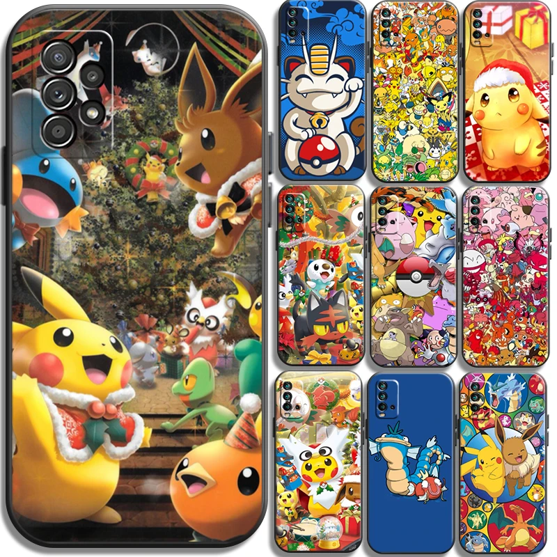 

Pokémon Christmas Phone Cases For Xiaomi Redmi K40 Gaming K40 Pro K30 Pro K40 Pro Plus Redmi K20 K30 Funda Coque