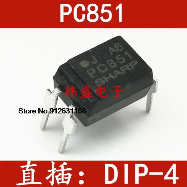 

20 шт./лот PC851 PC851XNNSZ0F DIP-4 851 EL851 LTV851