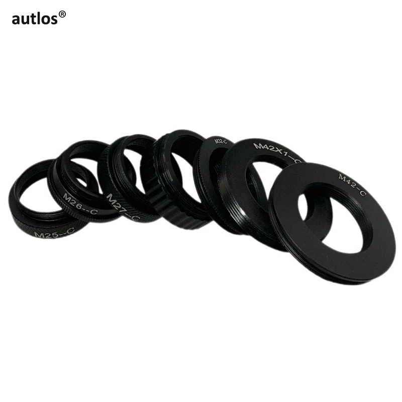 

Кольцо-адаптер для объектива микроскопа M25 M26 M27 M31 M32 M42 на C-mount 25,4 мм CCD