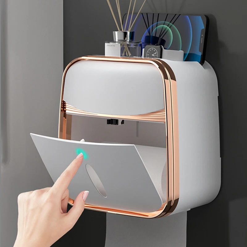 Держатель для туалетной бумаги водонепроницаемый держатель с отделением