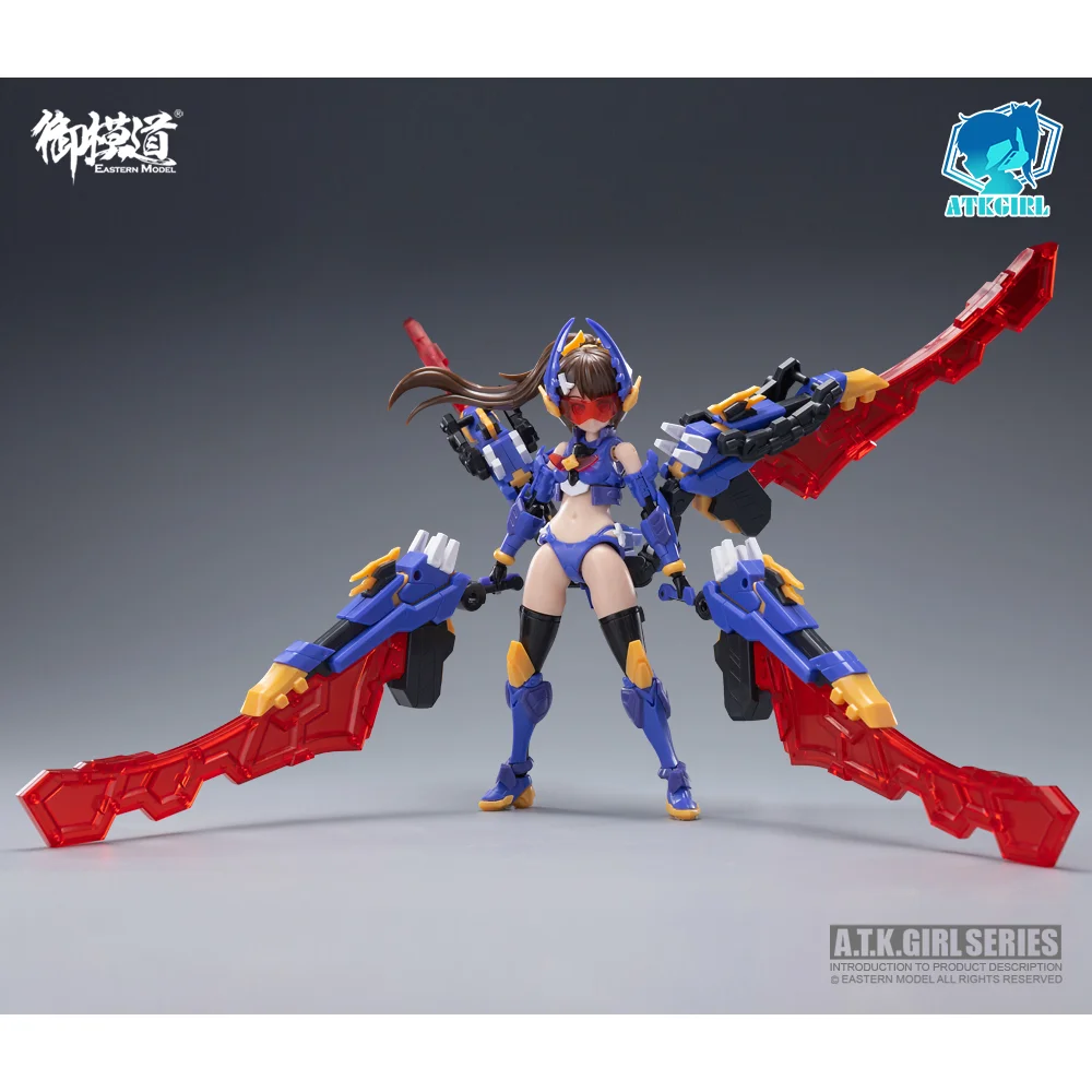 

A.T.K. Girl Stag Beetle Original Movable Armor Assemble Model Action Figure Articulated Model Collection Toys Gift