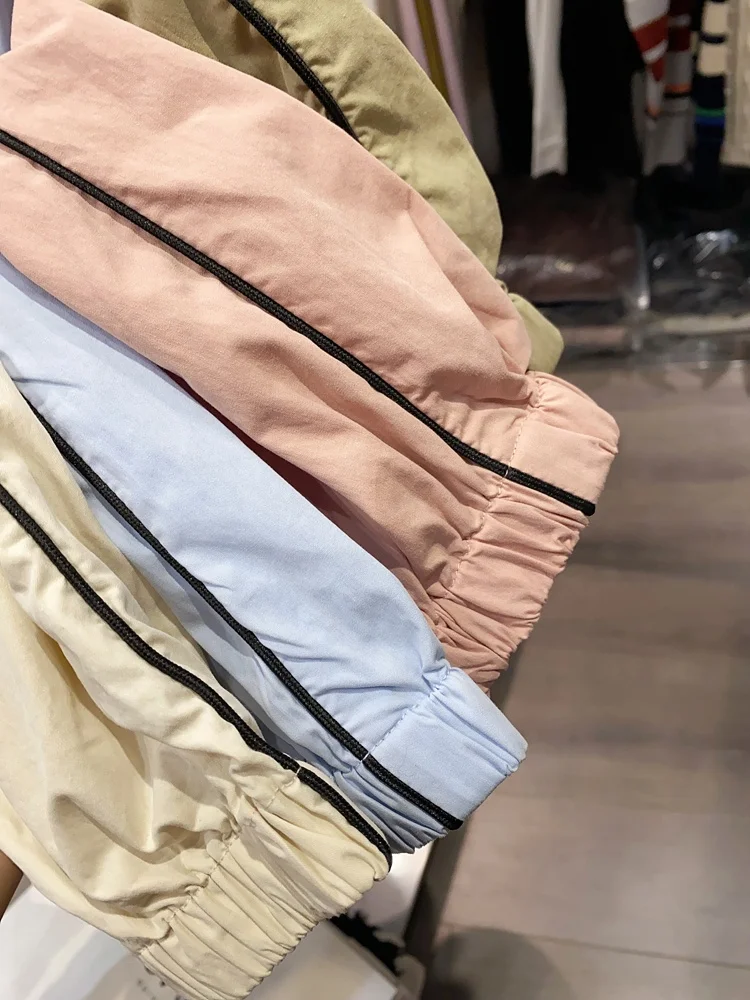 [Xiaoai Stall Real Shot] Американская спортивная повседневная куртка с воротником-стойкой