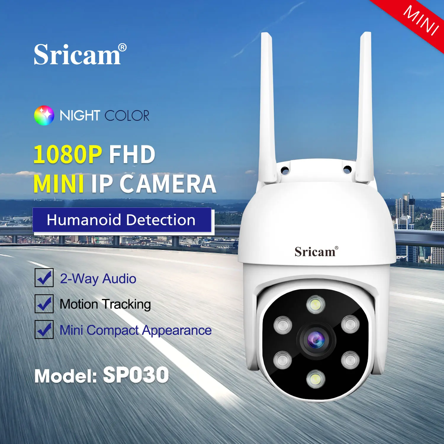 IP-камера Sricam SP030 1080P компактная