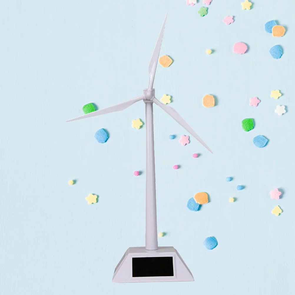 

Настольная ветряная турбина «сделай сам», модель вращающаяся на солнечных батареях, ветряные мельницы, сборные игрушки, пластиковая белая модель для студентов, образование