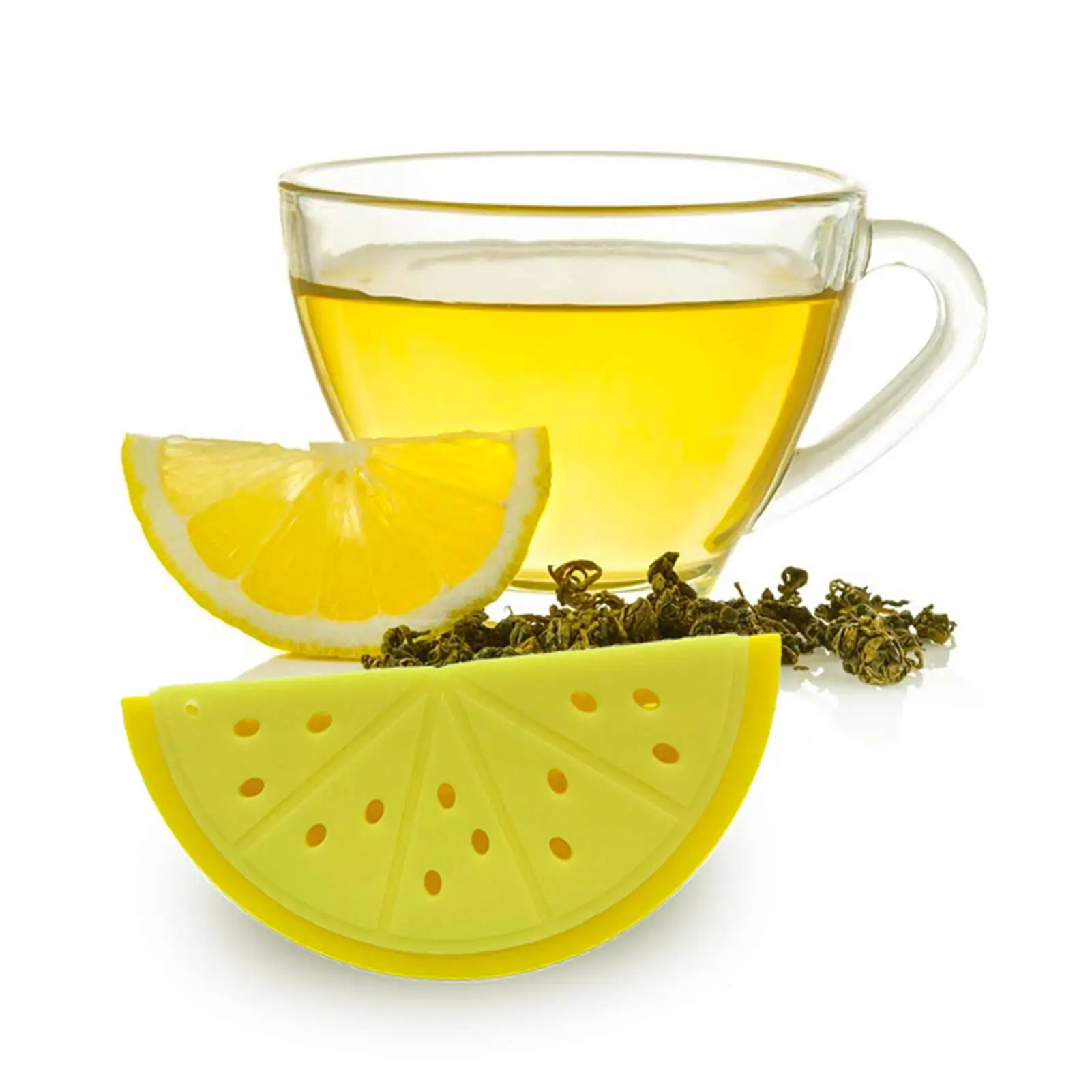 

Lemon Tea Infuser Silicone Fruit Shape Cute Tea Bag Funny Loose Leaf Tea Steeper With Stainless Steel Hook Loose Leaf Tea