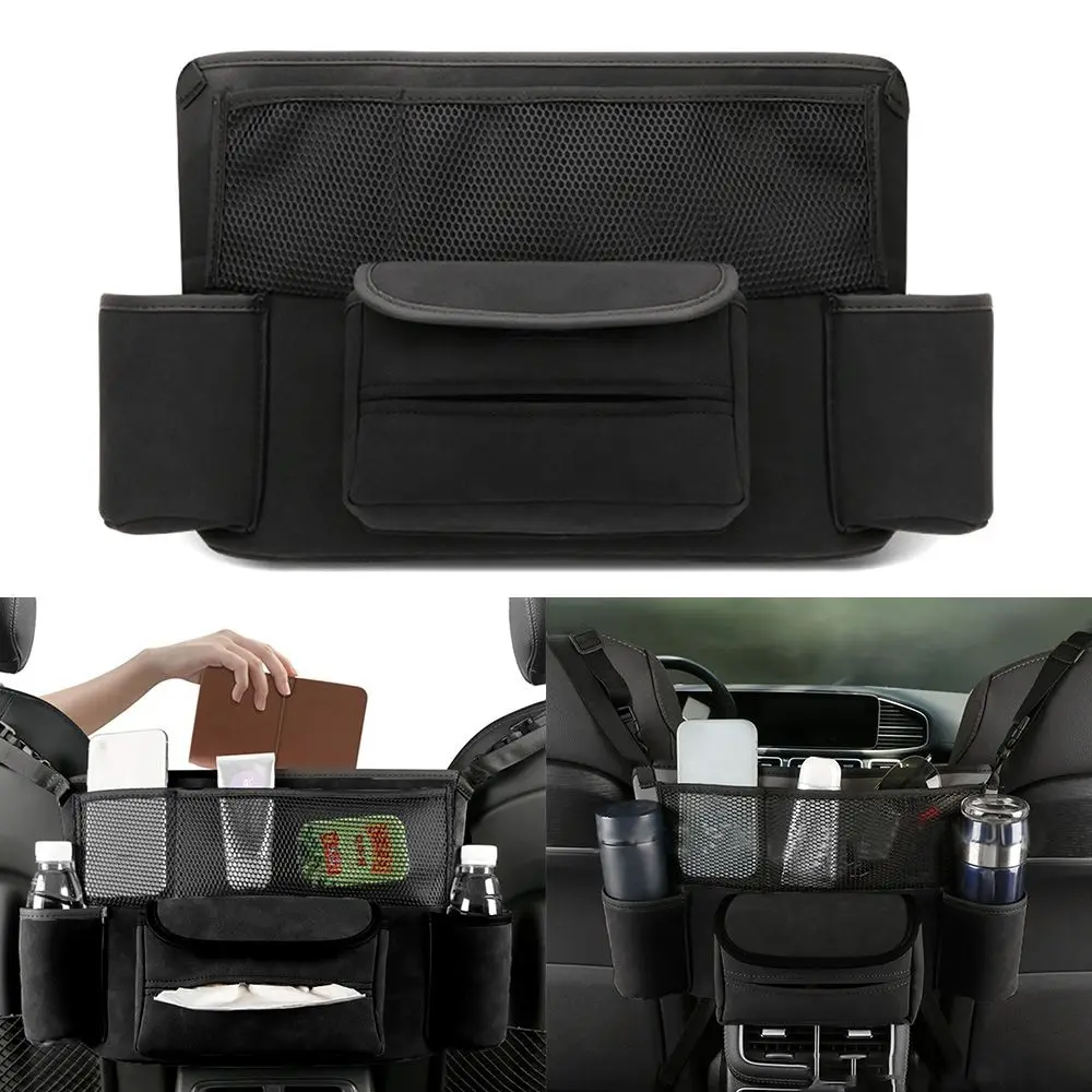 

Large Capacity Cargo Storage Anti-skid Seat Back Net Auto Handbag Holder Organizer Container Car Seat Storage Bag