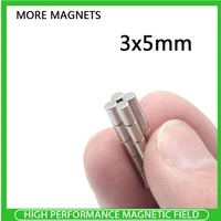 501500pcs 3x5mm round magnet powerful magnet rare earth neodymium magnet 3mm x 5mm custom refrigerator magnets magnet ball