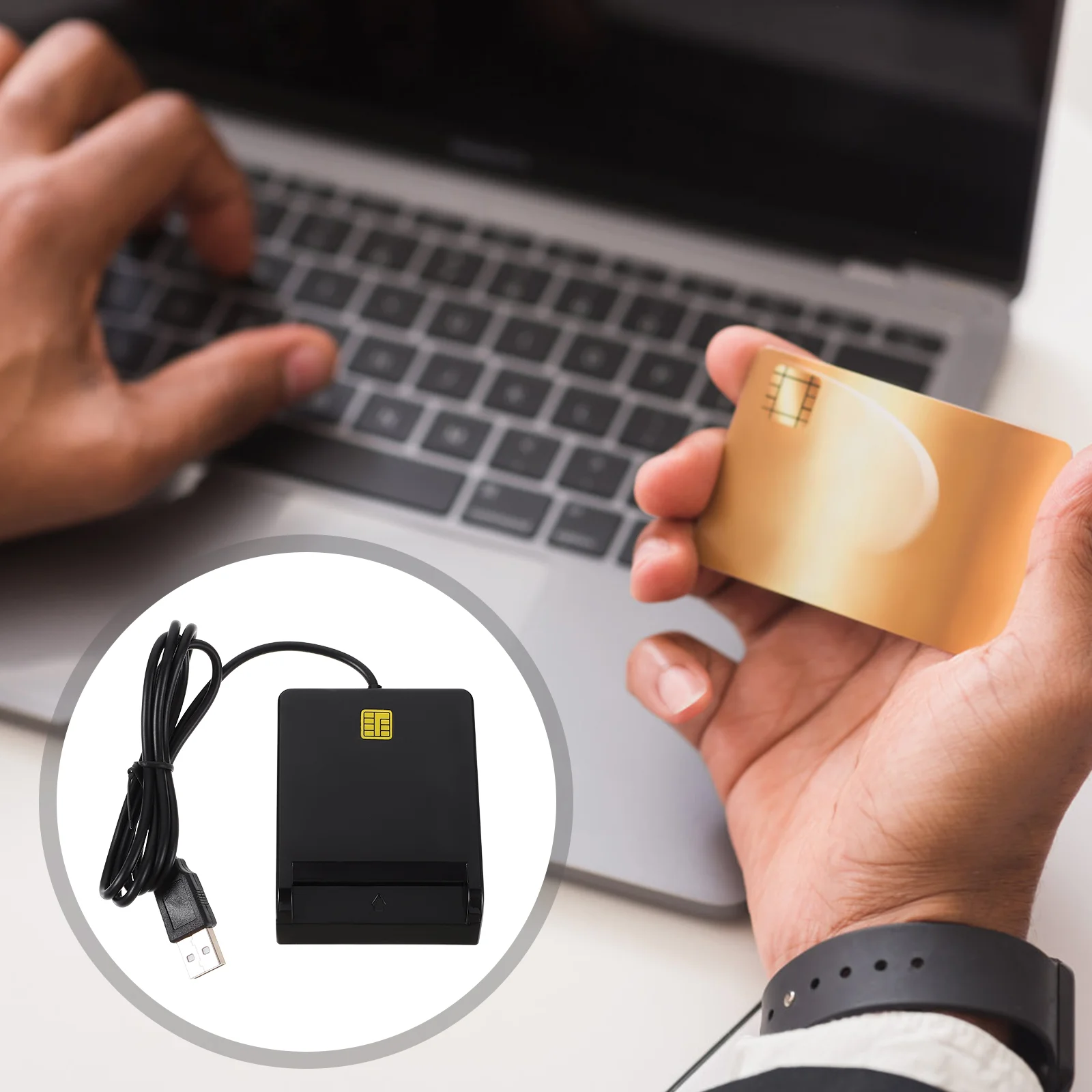 

Usb Common Access Card Reader Card Reading Machine Compatible For Windows Vista X103x+