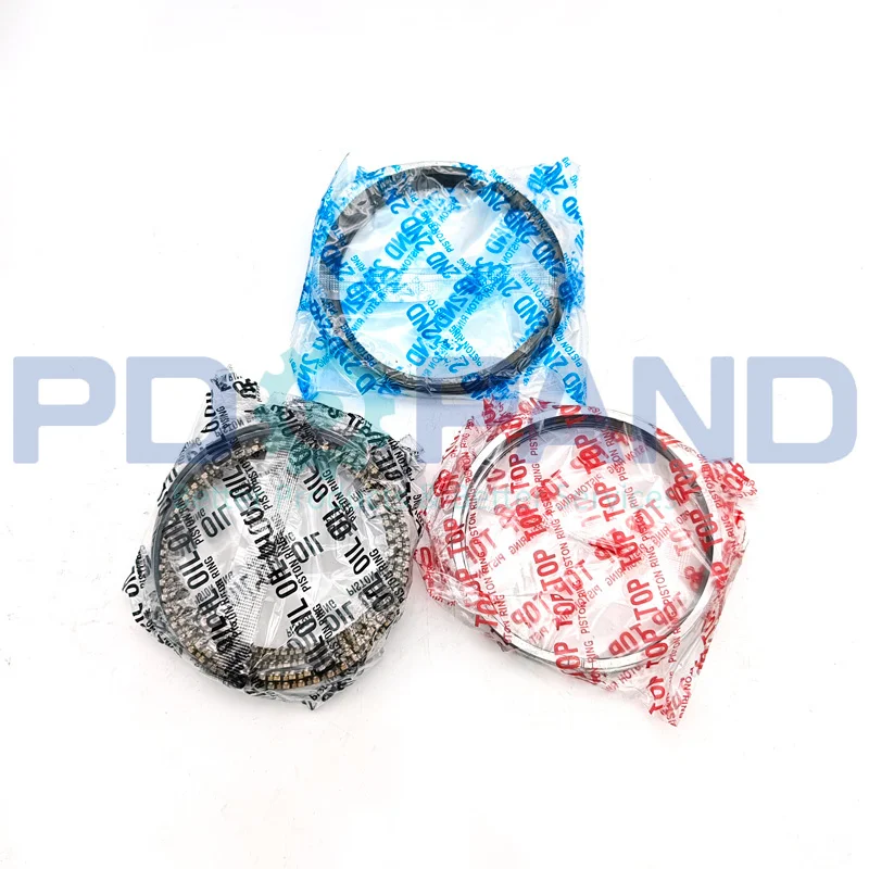 Фото Комплект поршневых колец OEM Spec для двигателя 2UZFE, подходит для Toyota Land Cruiser 100 LX470 UZJ100 4.7L V8, артикулы 13011-50140, 1301150140 №2