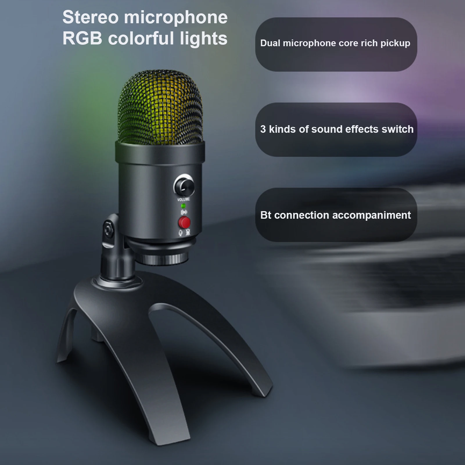 

USB Microphone For Laptop Computers PC For Recording Streaming Twitch Voice Studio Singing Gaming Streaming Mikrofon USB Mic