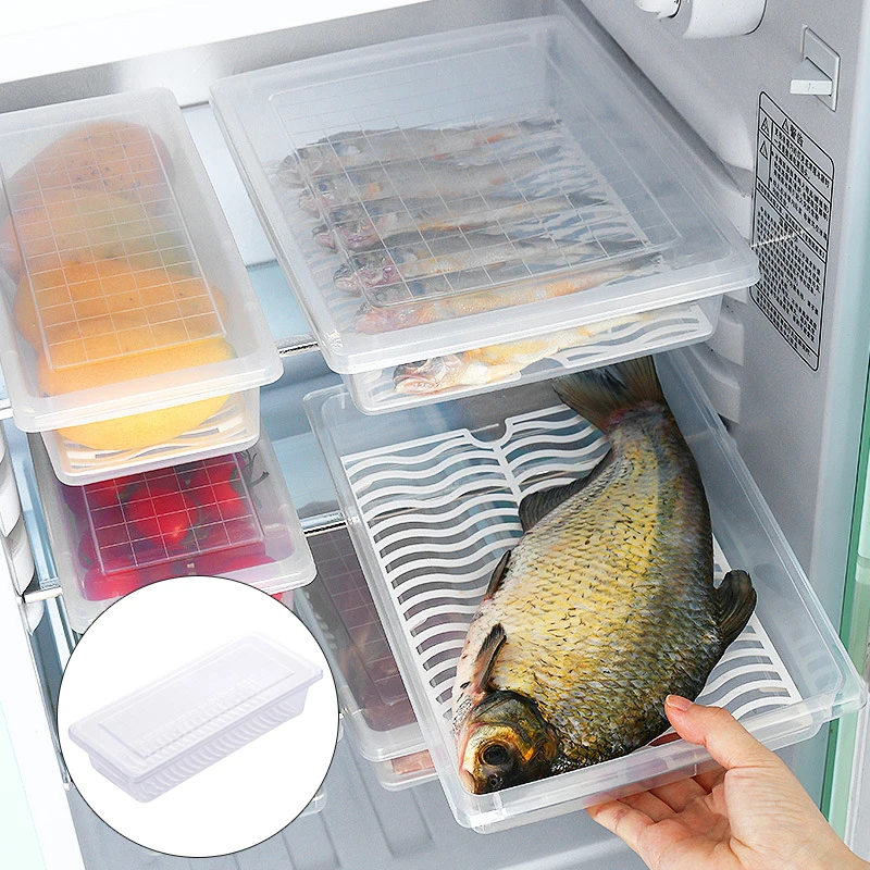 Холодильник коробка для замороженного мяса хранения продуктов прозрачный