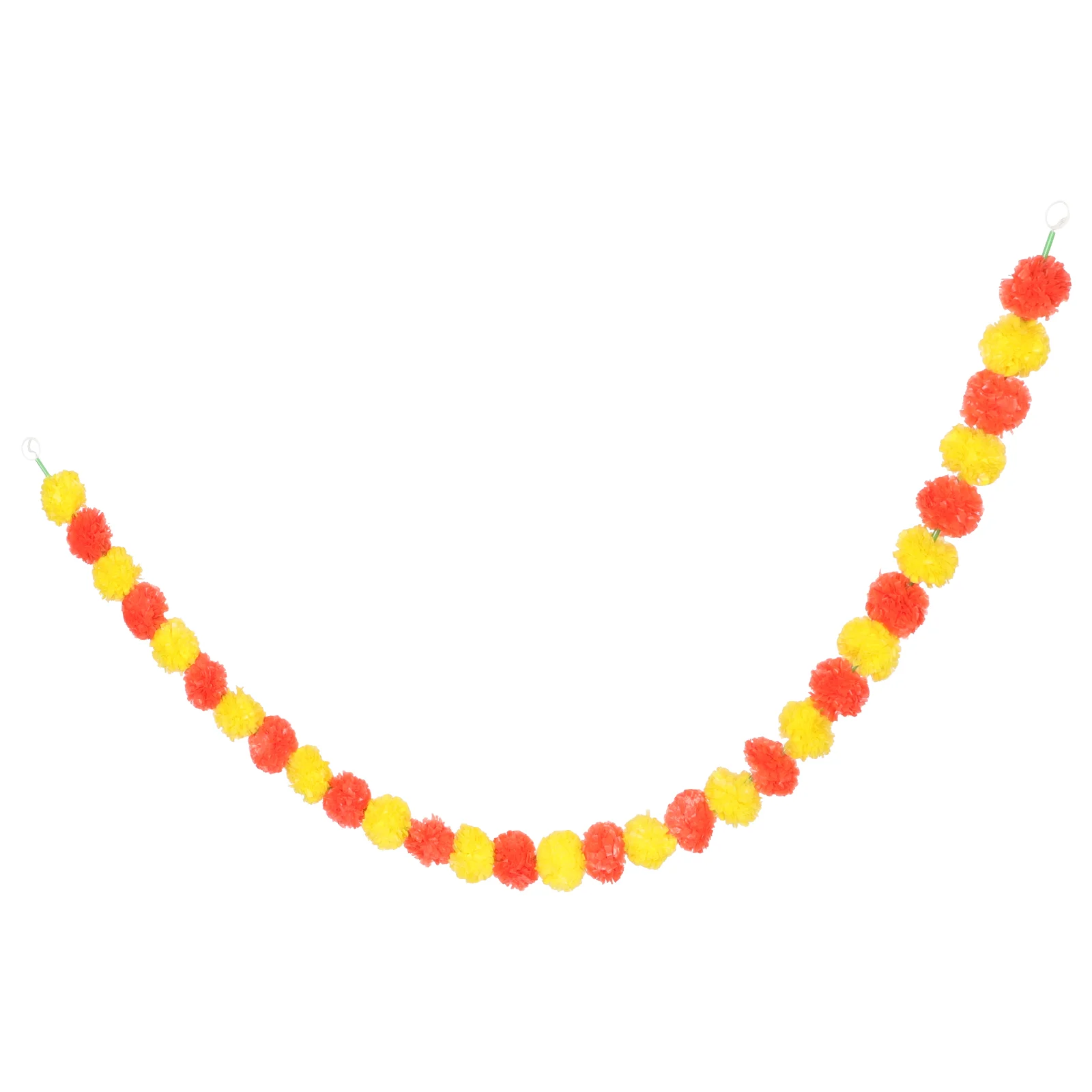 День мертвых орнамент искусственные листья индийские календулы гирлянды Pooja