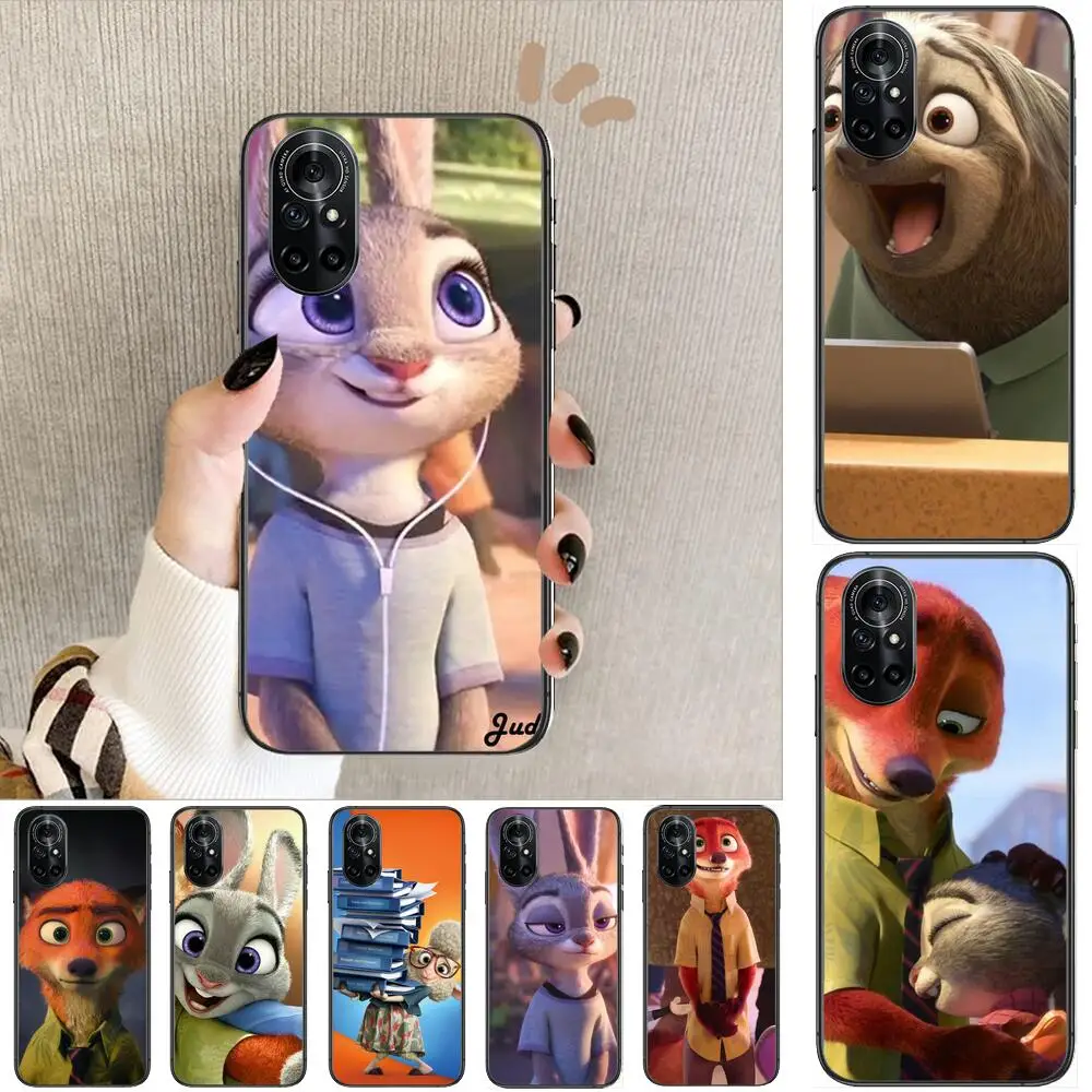 

HD-Funny and cute Clear Phone Case For Huawei Honor 20 10 9 8A 7 5T X Pro Lite 5G Black Etui Coque Hoesjes Comic Fash design