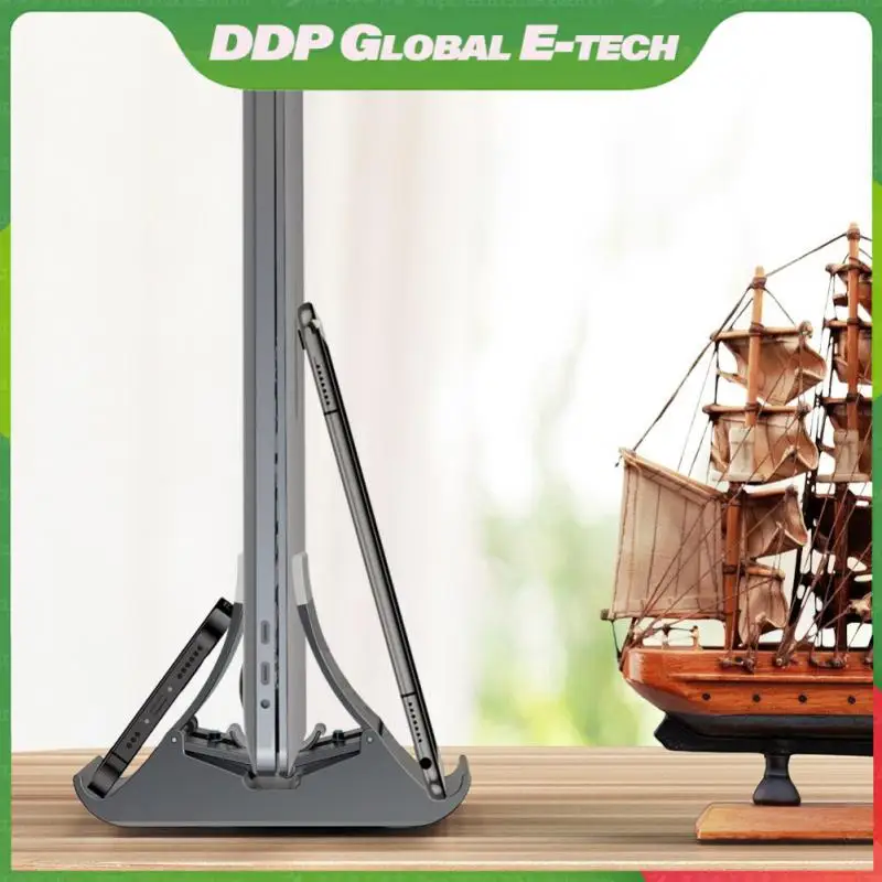 

Multi-function Notebook Stand Vertical Laptop Stand Dissipate Heat Adjustable Folding Base Bracket Space Saving Gravity
