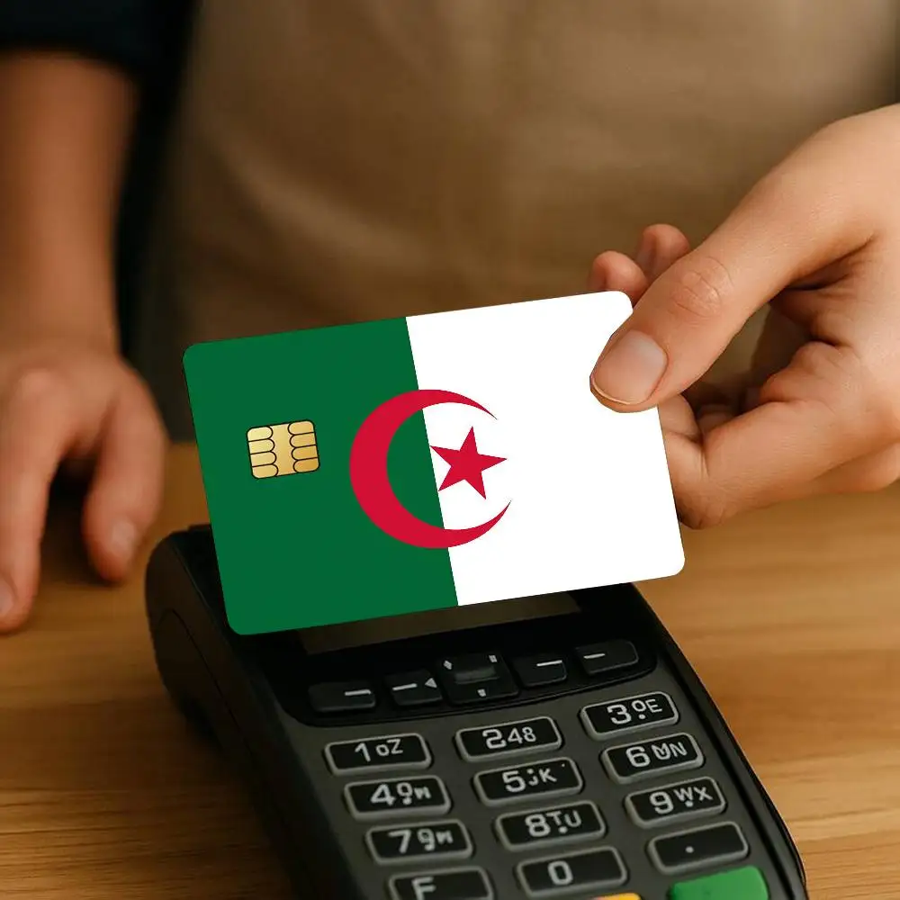 Фото Кредитная карта Nation Algeria, 4 шт., водонепроницаемые наклейки с защитой от царапин для банковского дебета, декоративная защита, автобус, метро №1