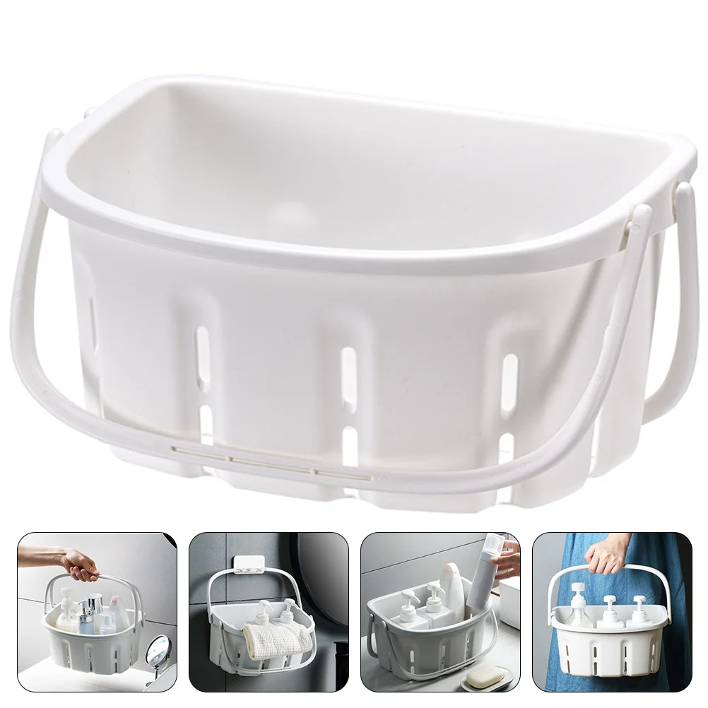 

Basketorganizer Shower Bathroom Storage Tote Toiletries Bin Bucket Cleaning Bath Toiletry Holder Shampoo Dorm College