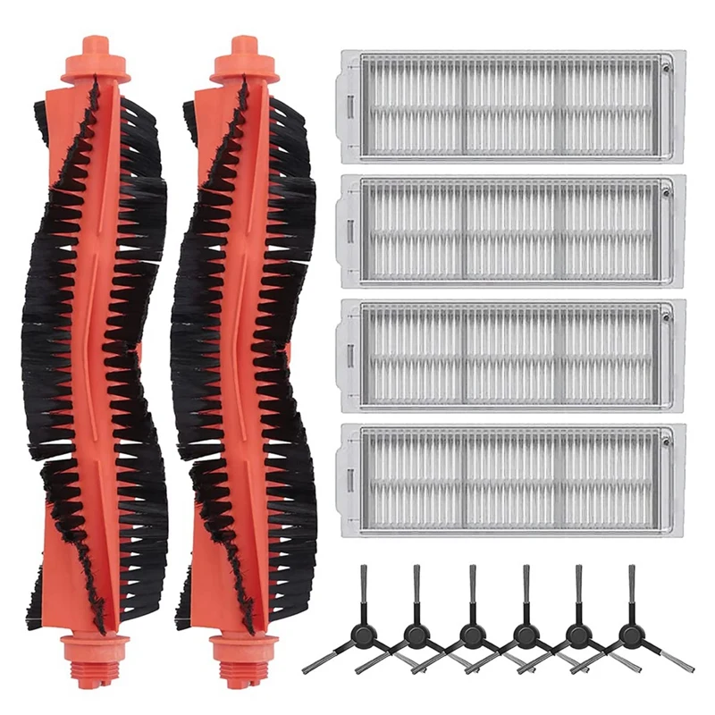 

1 Set Main Brush Side Brush HEPA Filter Spare Parts Accessories For Xiao Mijia STYJ02YM Vacuum Cleaner