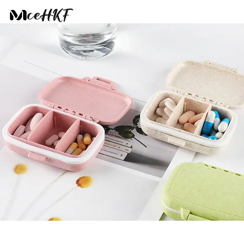 

3 Grids 7 Day Mini Weekly Tablet Pill Splitters Travel Pill Box Medicine Box Holder Storage Organizer Container Case Pill Box