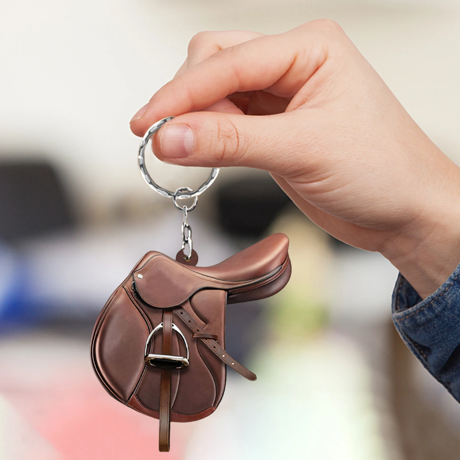 

Подвеска-седло для автомобиля, подвеска для автомобиля, украшение для автомобиля, подвеска-Очаровательная лошадь, седло для влюбленных, ков...