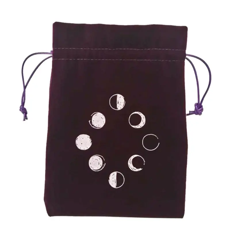 

Rectangle Pendulum Divination Tablecloth Tarot Card Pad Runes Altar Velvet Bag