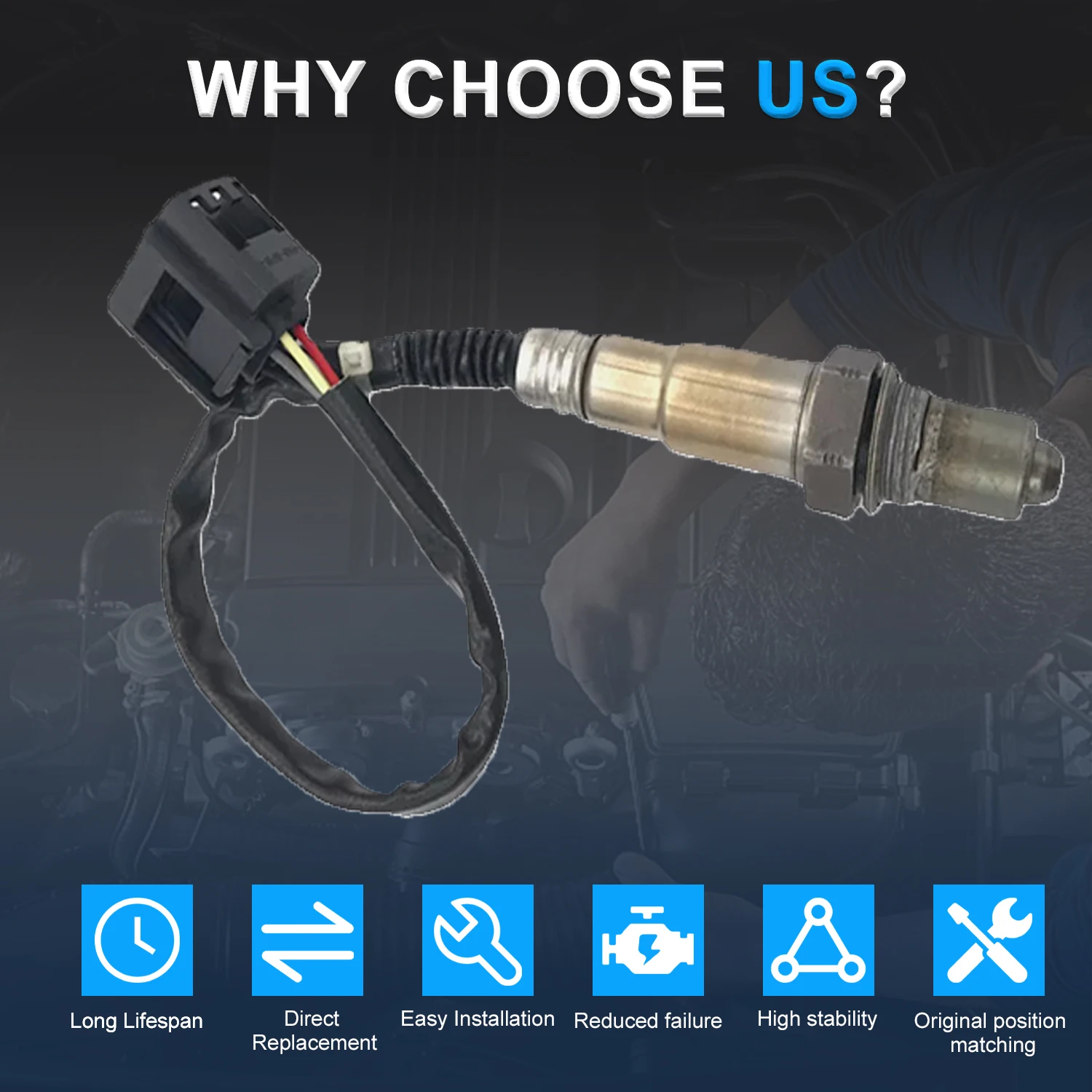 Новый передний кислородный лямбда-датчик для BMW 1 3 7 серии Mini Cooper 2011 2012 2013 2014 2015 2016