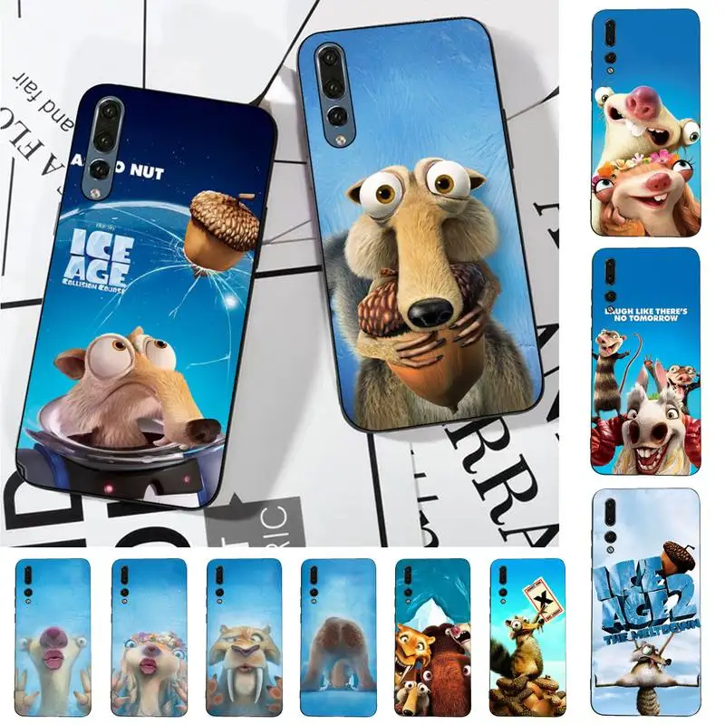 

Disney Ice Age Phone Case for Huawei P30 40 20 10 8 9 lite pro plus Psmart2019